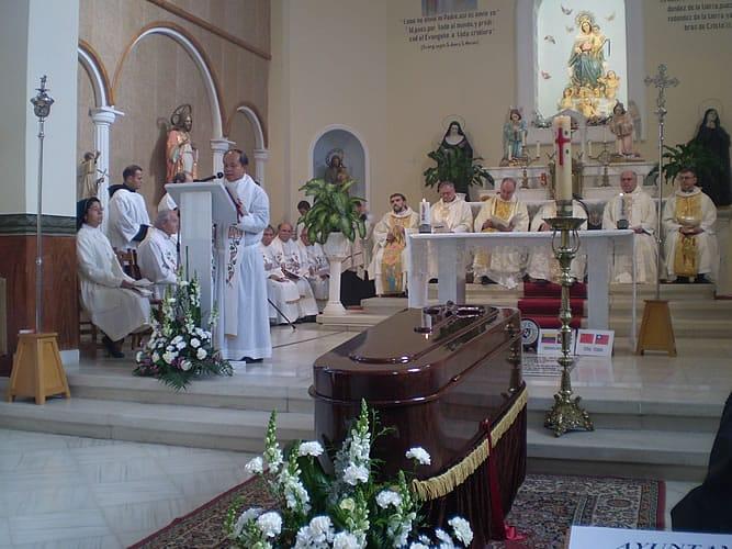 La Madre Esperanza Ayerbe ya descansa en la iglesia del convento de Monteagudo