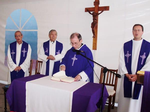 Una periodista, con la fraternidad seglar