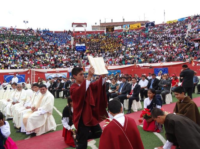 Chota celebrates her 50 years as a particular church, under the care of the Augustinian Recollects.