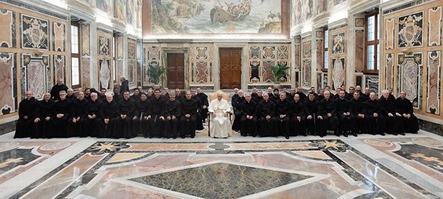El Papa Francisco ha recibido en audiencia a los agustinos recoletos del LV Capítulo General