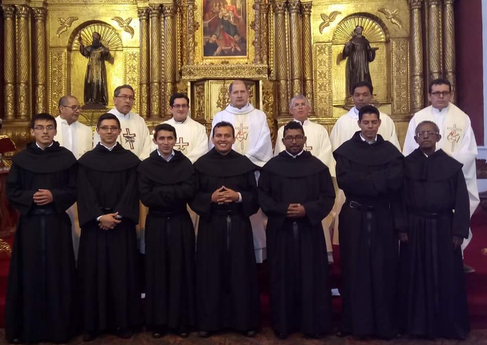Primera profesión de siete agustinos recoletos en Colombia
