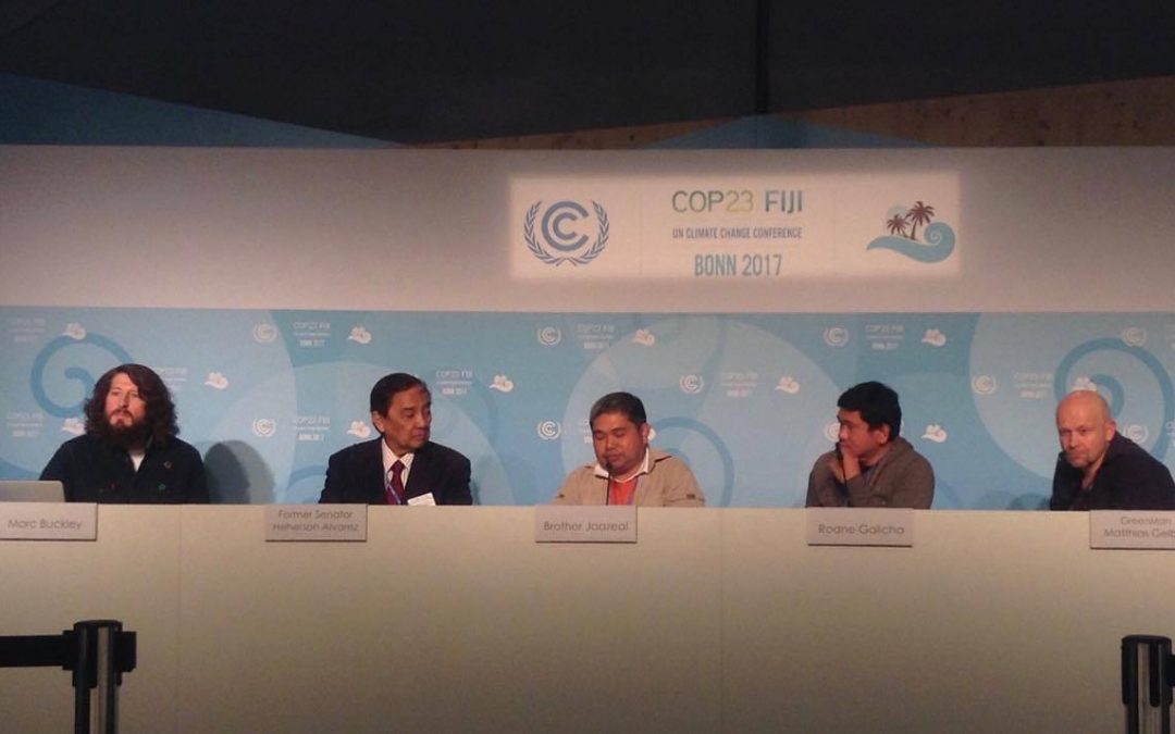 The Augustinian Recollects have participated in the Bonn Climate Change Conference