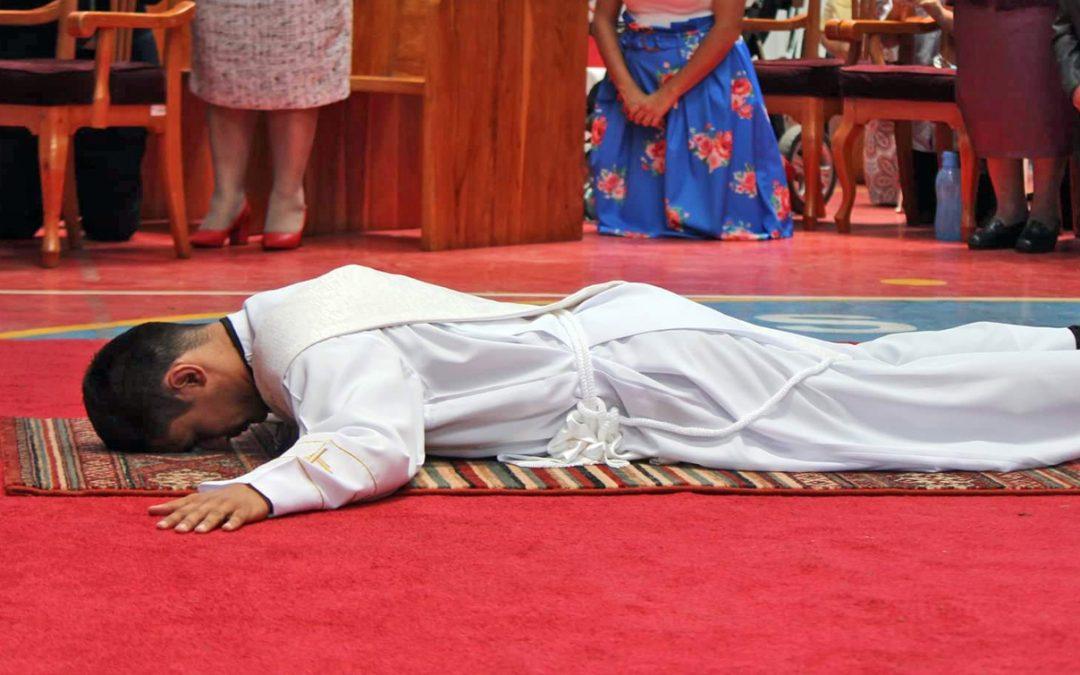 Jorge Quirós, nuevo sacerdote agustino recoleto