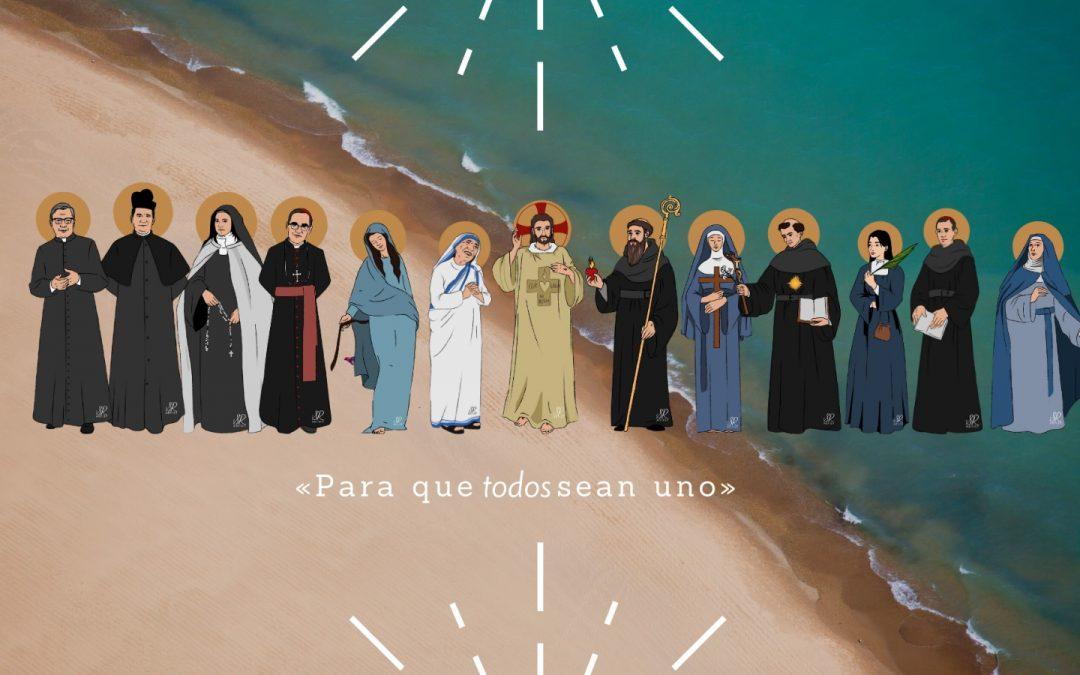 Con la fuerza y protección de los Santos