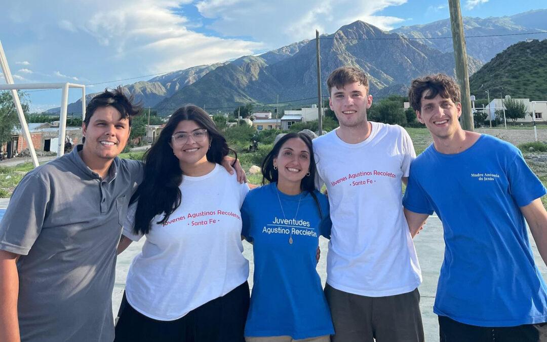 Las Juventudes Agustino Recoletas de misión en Cafayate