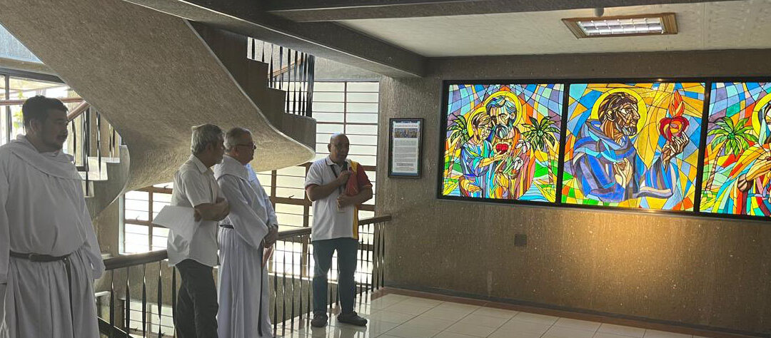 Prior General blesses a work of art that unites spirituality, memory and mission in Cavite