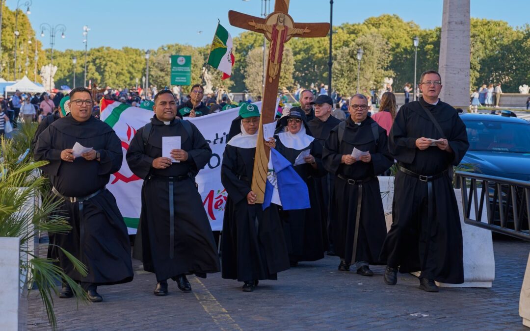 La familia agustino recoleta gana el jubileo en San Pedro